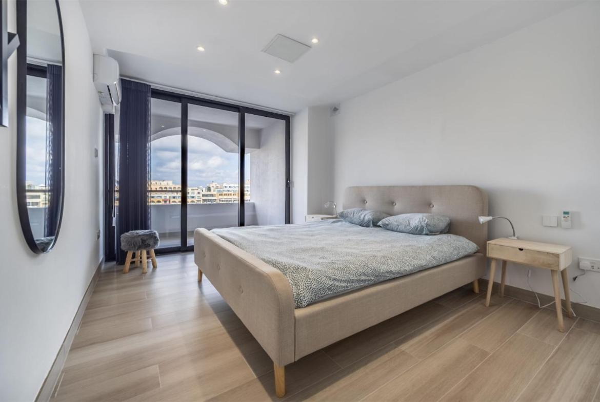 Deluxe Seaview Apartment Saint Julian's Bagian luar foto